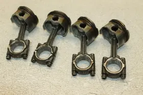 13210-mbw-000 Honda 02 Cbr600f4i Engine Motor Block Piston Connecting Rod