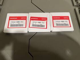 Honda A1-km9-761 Ns400r Ns400 Piston Rings Set 3x Nos New Genuine 131