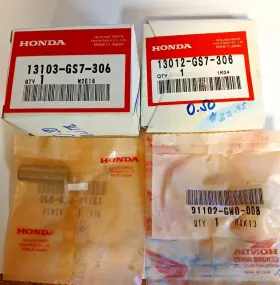 13103-gs7-306 Honda Oem Elite 50cc 94-01 0.50 Oversize Piston Kit Rings Pin Brg Included D-20