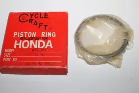 Pr117 Honda Atc 185 Atc185 Engine Piston Rings .50 Over Nos New