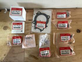 Honda Psi-ho-0406crf250pistonkitstd 2004-2006 Crf250 Oem Piston Kit Gasket Valves Valve Seats