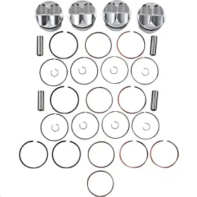 153766 J.e. Pistons Round Piston Kit - 2.00mm Oversize To Bore 81.00mm 11.5 1 C