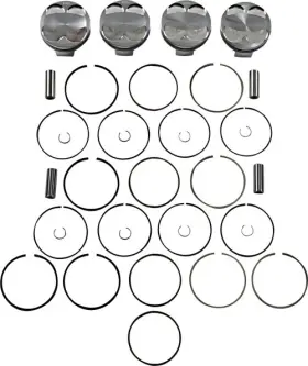247631 J.e. Pistons Je Fsr Piston Kit - 2.60mm Oversize To 76.00mm 13.5 1 Compression
