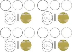 379443 J.e. Pistons Ultra Series Piston Kit Oversize 3.00 Mm 84.00mm 13.5 1