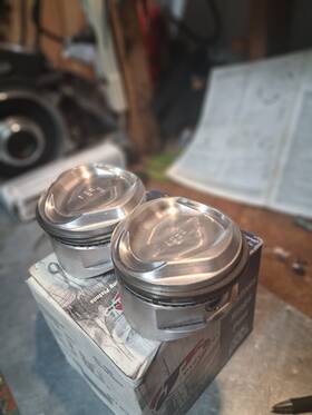 Je Pistons 224636 And Rings For Harley-davidson 96 Inch Evo 1984-2000 3.625 Bore W-rings