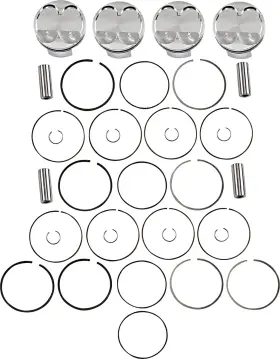 345193 Je Pistons Piston Kit 80mm For Yamaha With 11.5 1 Compression