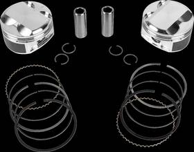 Je Pistons 398754 Piston Kit 3.937 Inch Bore 4.375 Stroke 12.0 1 Cr 114 M8 -