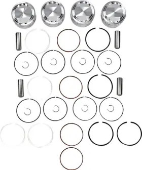 U5809sfk1o Je Pistons Piston Kit Rings Pins Round 2mm Ob 72mm Bore 10.25 1 Kawasaki Kz1000a 76