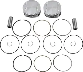Vtmfyie4f1 Je Pistons Piston Kit Rings Pins M8 Std 4.075in Bore 11 1 Road Glide Custom Cvo 18-19