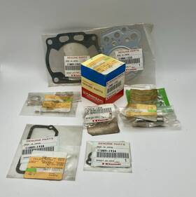 Kawasaki 13001-1341 New Genuine 1991 Kx125 Piston Ring Pin Bearing And Gaskets -jb6