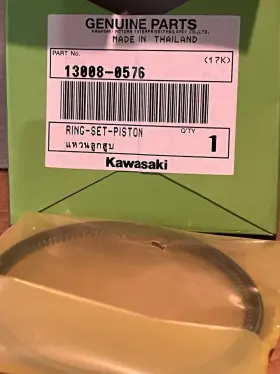 13008-0576 Kawasaki New Oem Genuine - Piston Ring Set P# Free Shipping