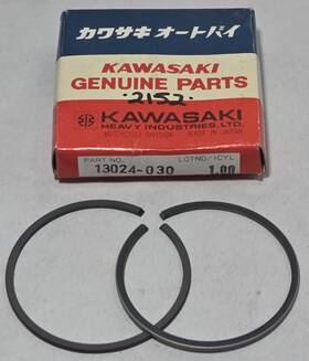 Kawasaki 13024-030 New Genuine G4tr Kv 100 Oversized Piston Rings Kv100 Ring Set