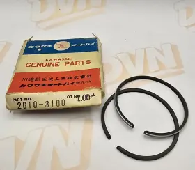 2010-3100 Kawasaki 13025-001 Nos Oem J1 .020 Inch .50mm Over Piston Rings Super