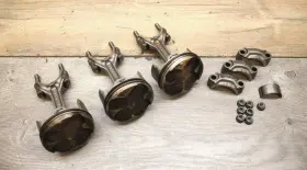 8006 Kawasaki 13-18 2016 16 Ninja Zx6r Oem Engine Piston Set Of 3 Pistons Motor Block