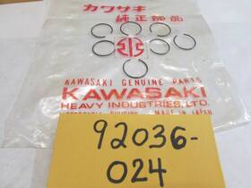 Kawasaki 92036-024 Nos Piston Pin Circlip Kx400 Kx450 F12mx 1970s Sold As 7