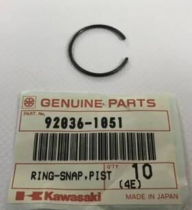 Kawasaki 92036-1051 1984-1990 Kl600 Klr600 Piston Pin Snap Ring Nos