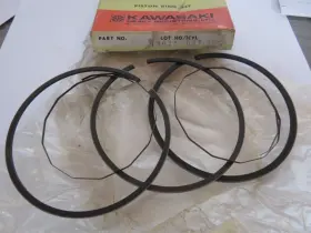 13025-027 Kawasaki Original Oe Nos Piston Ring Set New O/s .020 F5 F9 Big Horn 350 Om27