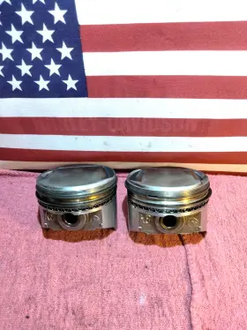 305.005 Kb Performance Harley-davidson Keith Black 9.6 1 Pistons .005 Evo 80 Inch Flt Flh Fxr Fxd