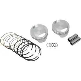 Kb258 Kb Performance 10 Hypereutectic Piston Kit 80ci. Flattop .010 Inch To 3.508 Kb258 Kb Performance 10 Hypereutectic Piston Kit 80ci. Flattop .010 Inch To 3.508