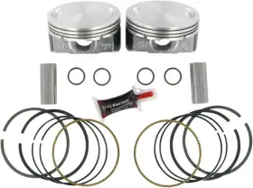 Kb409c.005 Kb Performance Hypereutectic Cast Pistons 103ci .005 10.0 1 For Harley Davidson Twin Cam