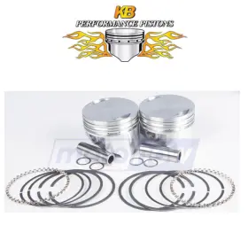 5019 Kb Performance Mn/5019 Cast Piston Set For 1985 Harley Davidson Fxef Fat Bob - Engine Pistons Ka