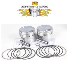 69sh Kb Performance Mn/69sh Cast Piston Set For 1984-1998 Harley Davidson Flhtc Electra Glide Dk