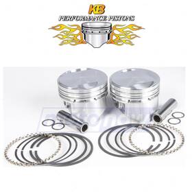 Kb Performance Mn/by2d Cast Piston Set For 1985 Harley Davidson Fxsb Low Rider - Belt Engine Tz