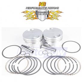 Kb Performance Mn/d2wk Cast Piston Set For 1996-2019 Harley Davidson Xl1200c Sportster 1200 Xb