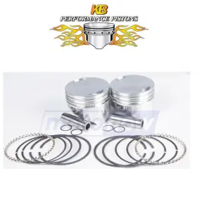 E0r7 Kb Performance Mn/e0r7 Cast Piston Set For 1984-1999 Harley Davidson Fxst Softail Standard - Ua