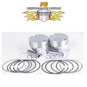 Kb Performance Mn/h868 Cast Piston Set For 1986-1998 Harley Davidson Flht Electra Glide Gr