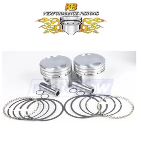 K1m9 Kb Performance Mn/k1m9 Cast Piston Set For 1990-1999 Harley Davidson Flstf Fat Boy - Engine Bp