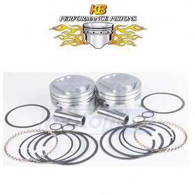 Kb Performance Mn/qr58 Cast Piston Set For 2005-2006 Harley Davidson Flstsc Softail Springer Kf