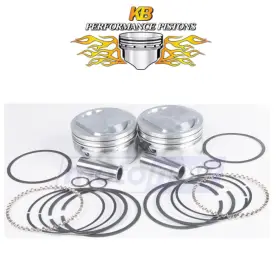 Qr58 Kb Performance Mn/qr58 Cast Piston Set For 2005-2006 Harley Davidson Flstsc Softail Springer Kf
