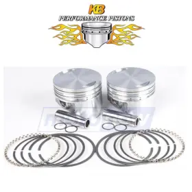 Zmq9 Kb Performance Mn/zmq9 Cast Piston Set For 1990-1993 Harley Davidson Fxrs-conv Low Rider Sport Sm
