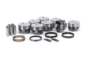 Kb202ktm.070 Kb Pistons Big Block Chevy 454 Hyper Coated Skirt Flat Top W / Ring