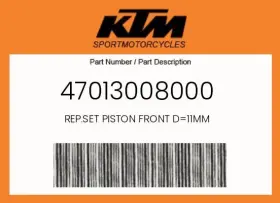 47013008000 Ktm Genuine Rep.set Piston Front D 11mm -