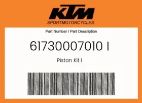 61730007010 Ktm Genuine Piston Kit I - 61730007010 Ktm Genuine Piston Kit I -