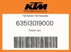 63513019000 Ktm Genuine Piston Set -