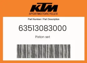 63513083000 Ktm Genuine Piston Set -