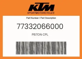 77332066000 Ktm Genuine Piston Cpl. -
