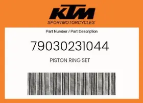 79030231044 Ktm Genuine Piston Ring Set - 79030231044 Ktm Genuine Piston Ring Set -