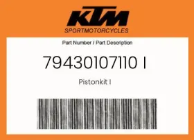 79430107110 Ktm Genuine Pistonkit I -