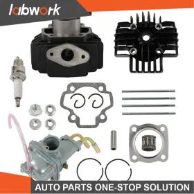 Tl35454q Labwork Carburetor Cylinder Piston Ring Gasket Top End Kit For Yamaha Pw 50 Pw50