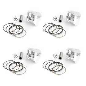 M562-a028-c Madhornets 4x 0.50 Piston Rings Pin Clips Set 49.00mm For Honda Cbr250rr L/n/r Mc22 90-94