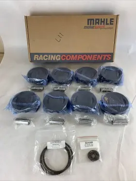 Merch000250 Mahle Motorsport Motorsports 117 Piston Set 0929901650 Flat Top 4.250 Inch Bore .927 Pin