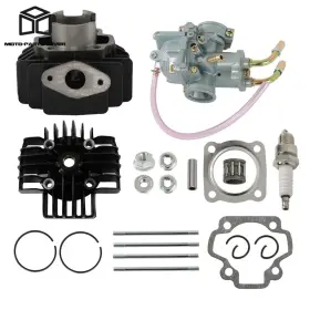Mp2588142l Marddpair Fits For Yamaha Pw 50 Pw50 Carburetor Cylinder Piston Ring Gasket Top End Kit Us