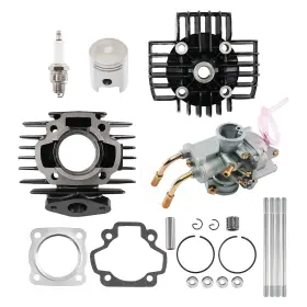6gl4d2 Maxpeedingrods Cylinder Piston Carburetor Kit For Yamaha Pw50 Y-zinger 1981-2009 40mm
