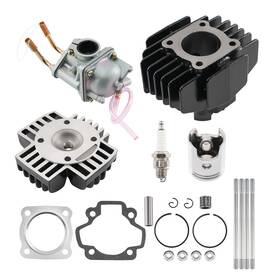 Maxpeedingrods Do3jwz Engine Cylinder Piston Carburetor Assembly For Yamaha Pw 50 1981-2009 40mm