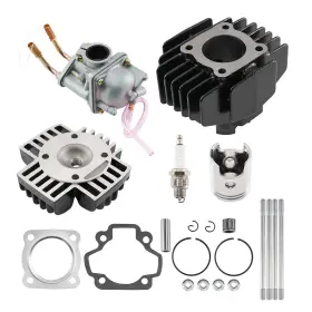 Do3jwz Maxpeedingrods Engine Cylinder Piston Carburetor Assembly For Yamaha Pw 50 1981-2009 40mm