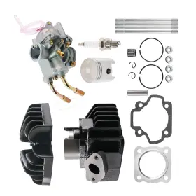 Sba7tm Maxpeedingrods 40mm Cylinder Piston Kit With Carburetor For Yamaha Pw 50 Y-zinger 50cc 1981-2009